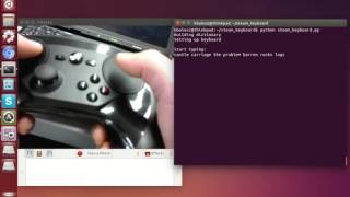 Touch typing for a Steam Controller (louder audio)