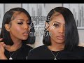 SIDE PART QUICK WEAVE ON NATURAL HAIR TRANSFORMATION