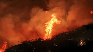 Santa Clarita Sand Fire Time Lapse