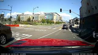 People blocking the intersection