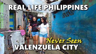 Walking at a hidden Filipino Poor Community | Walk at a hidden slum area in Valenzuela [4K]