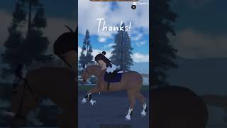 You run like a girl!sorry for the bad quali #equestrian #ultrawoman #strideway