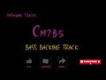 Bass backing track cm7b5   c minor halfdiminished