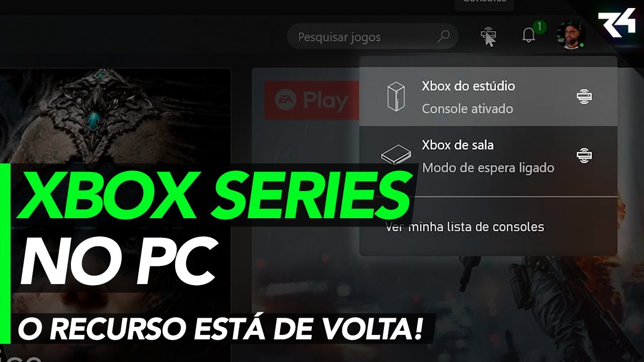 Como Jogar XBOX One no PC com Windows 10 - Recurso de Streaming 