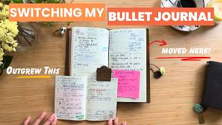 I Switched My Bullet Journal from Passport to Regular | Traveler’s Notebook Setup for 2026 📚