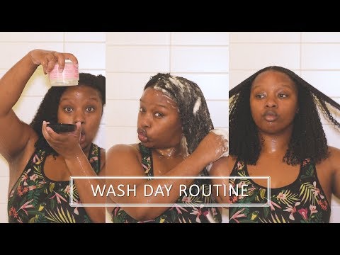 WASH DAY ROUTINE FOR MOISTURIZED & CLUMPED CURLS // FULL WASH DAY USING CAMILLE ROSE PRODUCTS (2018)