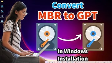 How to Convert MBR to GPT During Windows 11 or Windows 10/8/7 Installation
