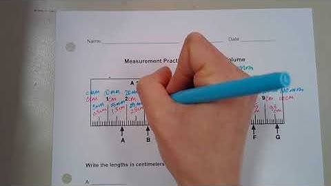 reading a metric ruler