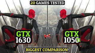 GTX 1630 vs GTX 1050 Ti | Biggest Comparison🔥