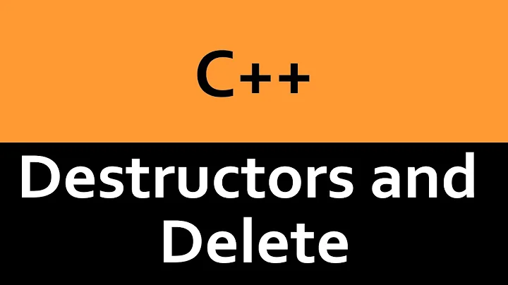 C++ Destructors and the Delete command