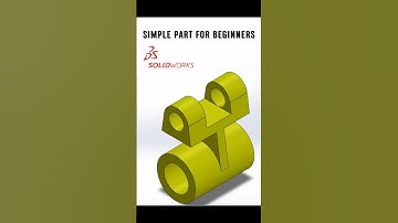 First 3D Part in SolidWorks? Watch This Easy Tutorial!