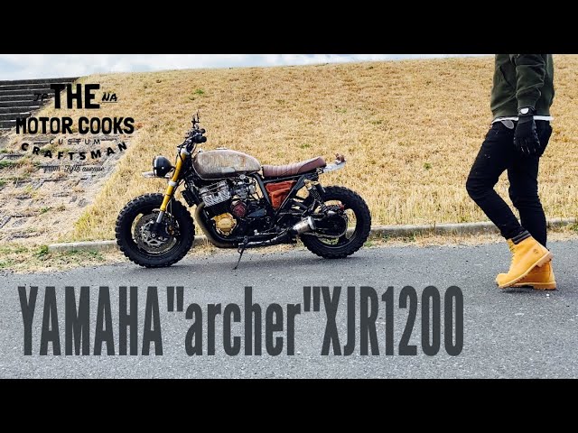 ヤマハxjr１２００カフェレーサー YAMAHA XJR1200 BRAT CAFERACER Built by YamashitaEngineering カフェ