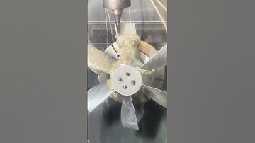 5-Axis CNC Machining to make impeller !#cnc #cncmachining #machining
