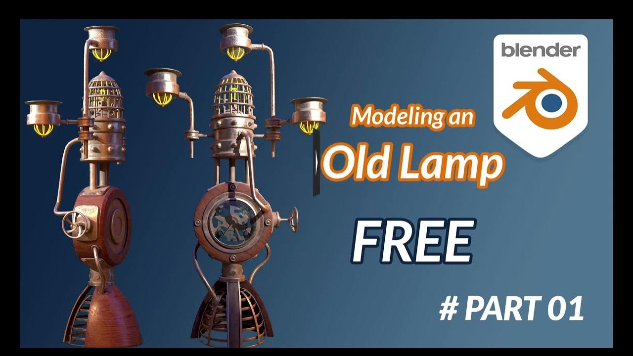 Blender OLD LAB LAMP Modeling Tutorial: Part 01 - YouTube