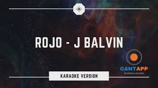 Rojo - J Balvin (Karaoke)