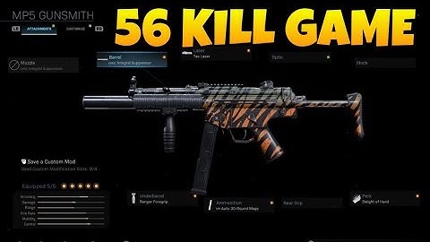 The BEST MP5 class setup in Modern Warfare (Warzone and Multiplayer)