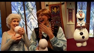 Anna, Elsa, and Olaf React to Snowgies