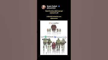 Stack Overflow Trained the AI That Replaced It | End of an Era in Coding #shorts #viral