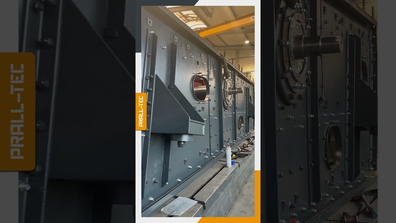 Reparatur einer Siebmaschine  