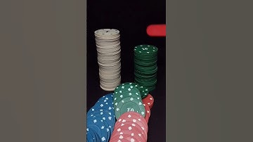 Reverse Short With Poker Chips ⏪ Part 2 #satisfying #asmr