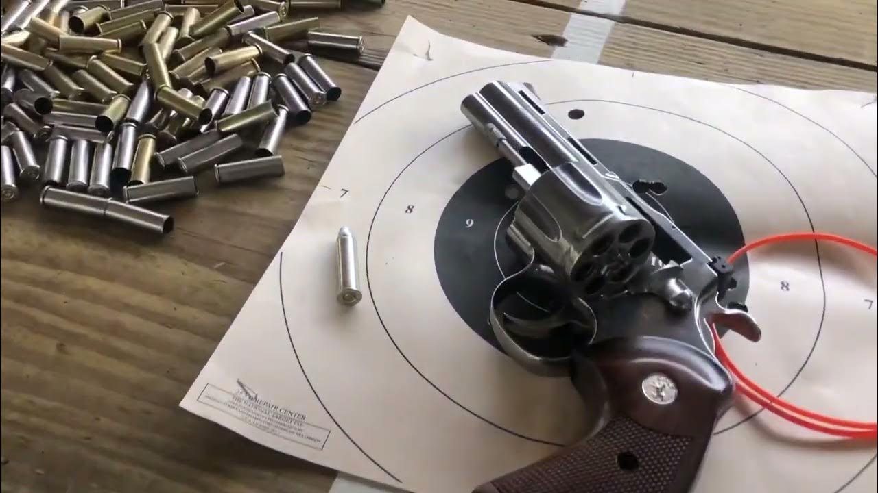 2020 colt python 4” and cast bullets - YouTube