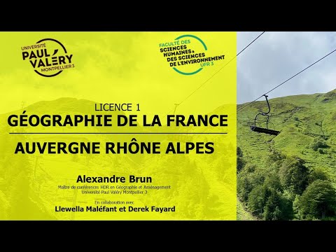 CM L1 GEO DE LA FRANCE - AUVERGNE RHÔNE ALPES