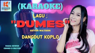 Dumes Karaoke | Karaoke Dangdut  | Cover PA 600