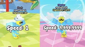 I Became The Fastest In Anime Race Clicker Roblox!