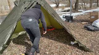 Rescue Extreme Winter Camping in Alaska (40C) Backcountry Hot Tent Camping ASMR