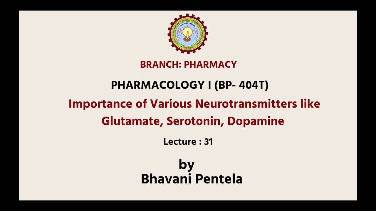 Pharmacology-I | AKTU Digital Education