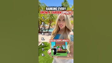 RANKING EVERY “GROW A GARDEN” UPDATE On ROBLOX! 👩‍🌾