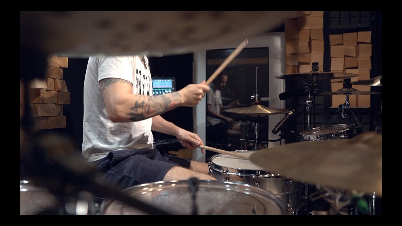 Daniel Cardoso @ öhme  -  recording drums for Canadian prog band Trailight