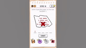 Brain Test 2 Agent Smith Level 10 Answer | Smith found the paper on the man