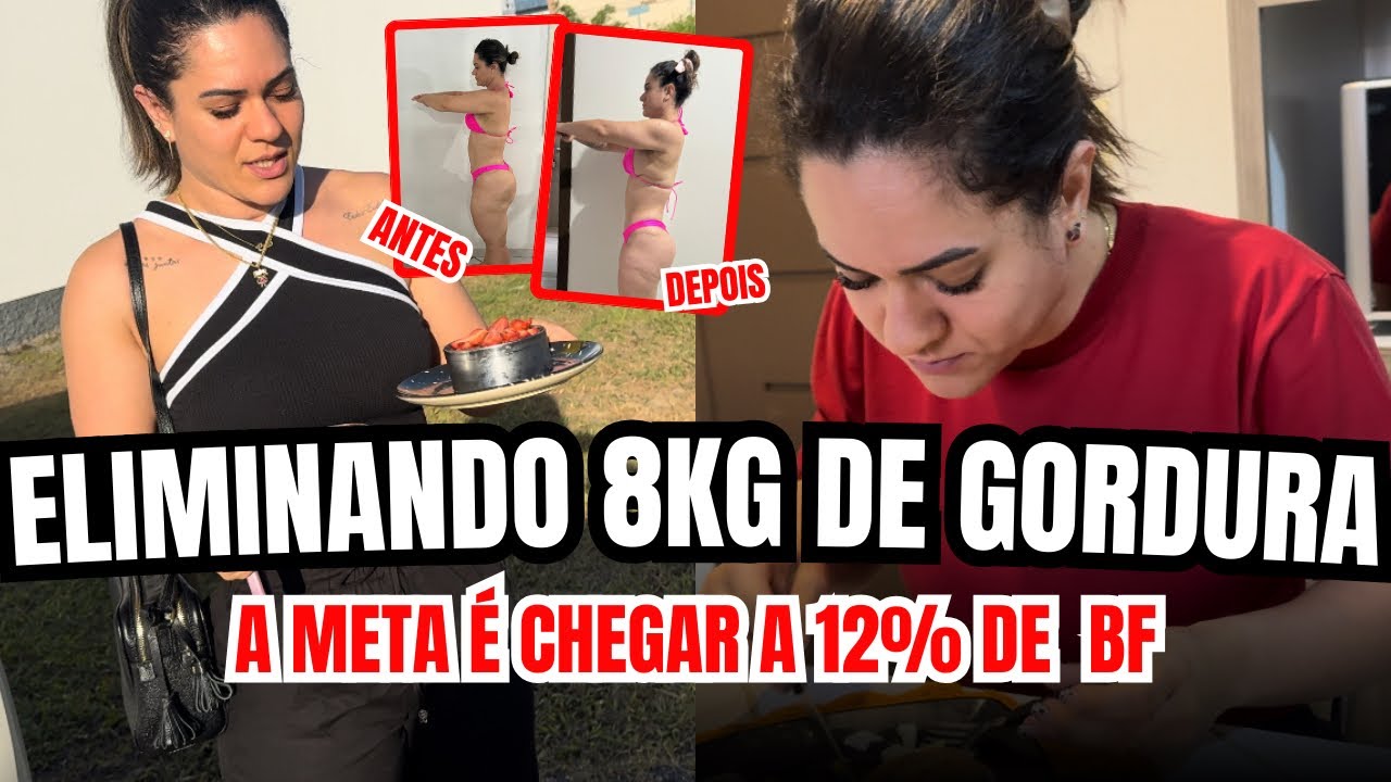 A MINHA ROTINA PARA SECAR 8KG ATÉ A COMPETIÇÃO