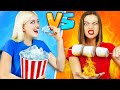 HOT GIRL VS COLD GIRL CHALLENGE || Fire vs Ice by RATATA