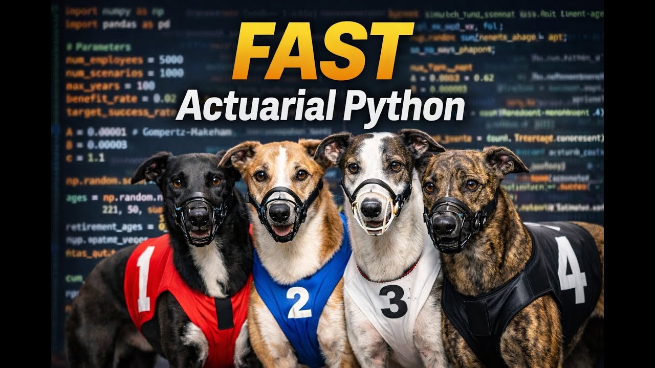 Faster Python for Actuarial Simulations: Comparative Benchmark - YouTube
