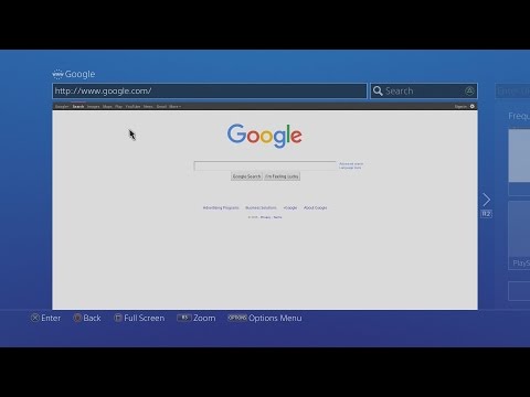 How to get Internet Browser on PS4!