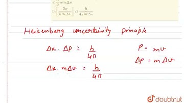 For an electron,if theuncertainty in velocity is Delta vthe uncertainty in its position (Delta ...