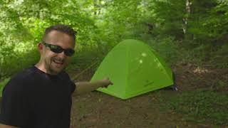 This Tent Could Kill You  ⚠  Stansport Mesh Star Lite Tent  Test Night