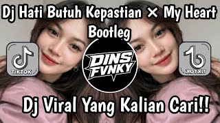 DJ HATI BUTUH KEPASTIAN X MY HEART - JATUH CINTA BOOTLEG SOUND VIRAL TIKTOK TERBARU 2026!