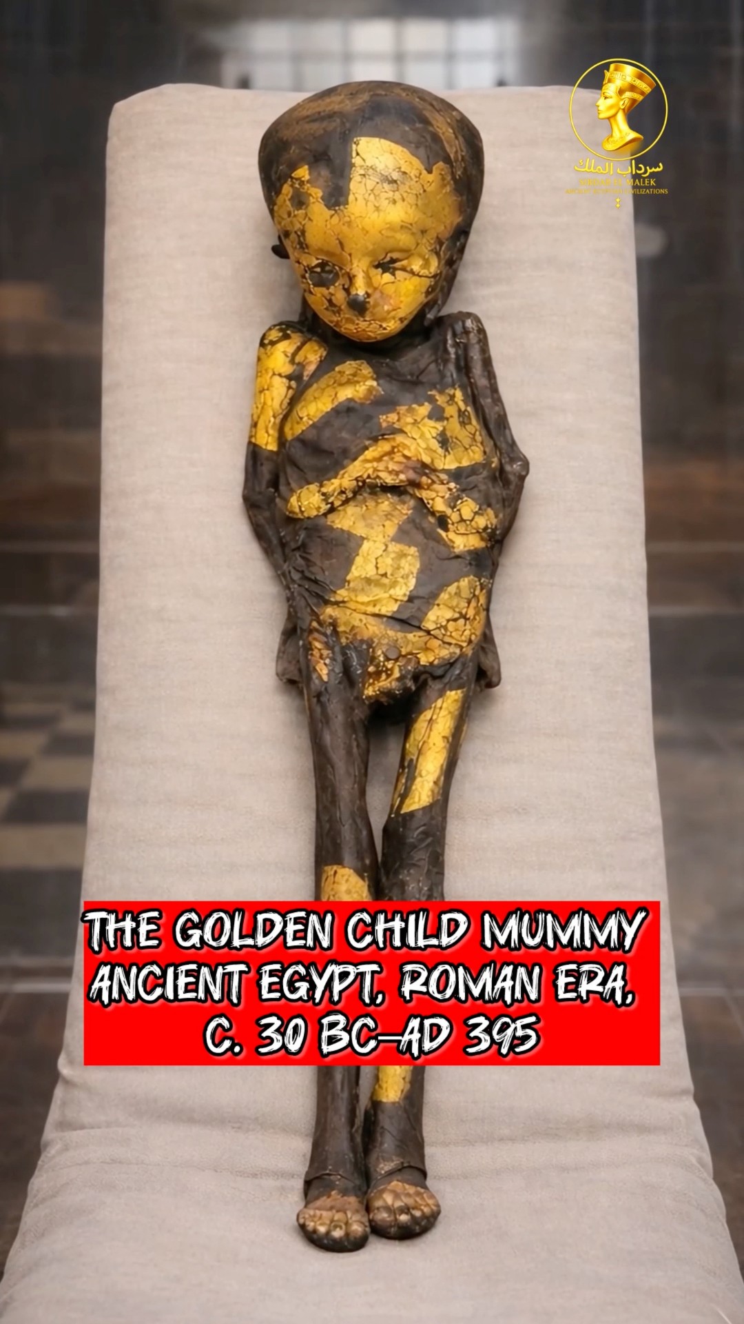 The Golden Child Mummy — Roman Egypt, c. 30 BC–AD 395 - YouTube