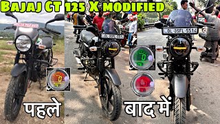 bajaj ct 125x modified | ct125 headlight modification |