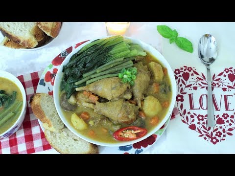 Vegetable and Spicy Chicken Soup | Easy Recipe |