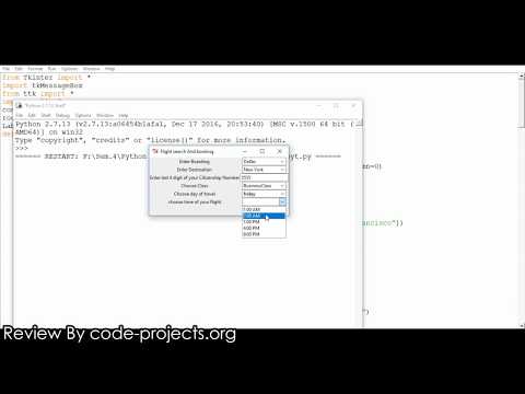 Simple Airline Booking System In PYTHON With Source Code | Source Code & Projects
