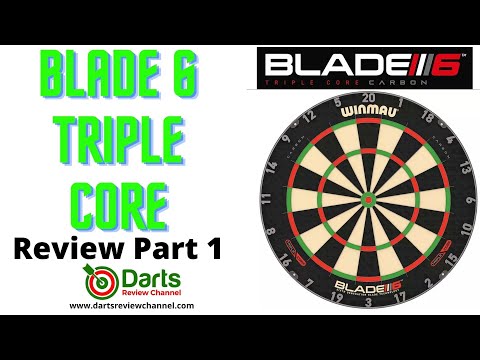 Winmau Blade 6 Triple Core Carbon Dartboard - Darts Reviews TV