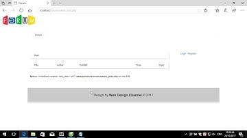 Create Forum Use PHP and Bootstrap Part 88