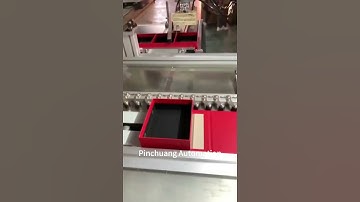 Automatic book box assembly machine.#machine #giftbox #assembly #packaing