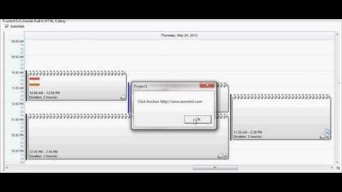 Exontrol Schedule WYSIWYG Built-In HTML Editor