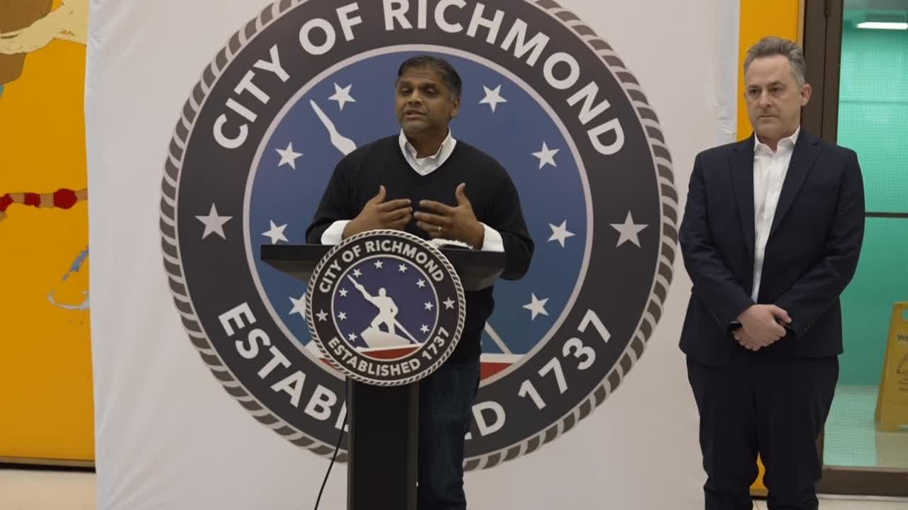 Richmond Mayor Danny Avula Wednesday afternoon update on city water ...
