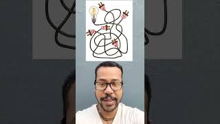 Trace the Bulb Wire and Find the Correct Connection #bulbwire #acertijos #spotit #brainteaser #bulb